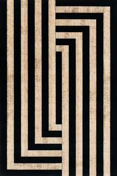 Dywan wełniany do salonu Agnella ART DECO II Kremowy HOUSE LOVES