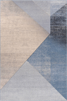 Dywan wełniany do salonu WIDO Niebieski ISFAHAN