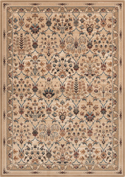 Dywan wełniany do salonu Agnella AMARA Jasny Beż ISFAHAN