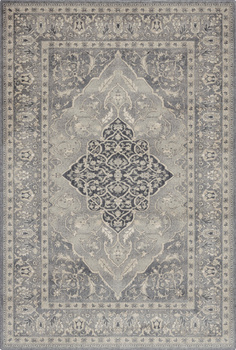 Dywan wełniany do salonu LEYLA Grafit ISFAHAN