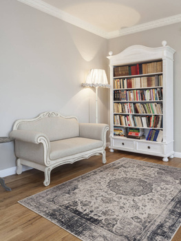 Dywan wełniany do salonu OKUTAN Beżowy ISFAHAN