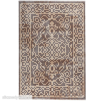 Dywan wełniany do salonu BONTO Alabastrowy ISFAHAN