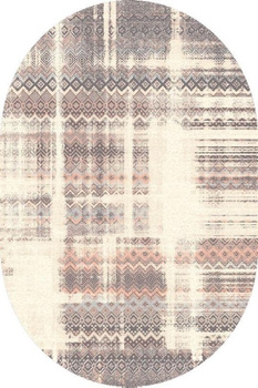 Dywan wełniany do salonu TADEA Owal Alabastrowy ISFAHAN