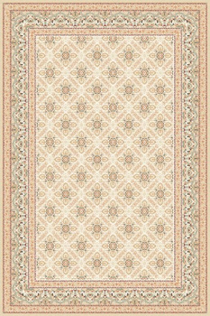 Dywan wełniany do salonu CASBO Krem ISFAHAN